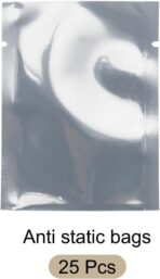 Anti Static Bags ESD Shielding Bags Reusable, [for Electronic Device GPU Hard Drive SSD HDD Motherboard] - 2x3inch/25pcs - Image 7