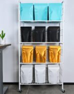 FireKylin 100 Pack Resealable Stand Up Bags,Smell Proof Pouch Sealable Foil Pouch Bags for Packaging (Black, 3.5" x 5.1") - Image 7