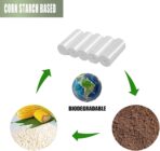 Small Trash Bags, Inwaysin Small Garbage Bags 4-6 Gallon Biodegradable Can Liners Thicken, Size Expanded, White 200 Counts - Image 3