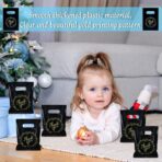 BadenBach 200 Pack Small Thank You Bags, 8" x 6", Black Plastic Shopping Bag Bulk Cute Retail Thank You Gift Bags Goodie Bag for Small Business Boutique Wedding Birthday Baby Shower Festival - Image 7