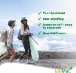 bioMat 35 Gallon Compostable Trash Bags, 30 Count, Biodegradable Kitchen Food Scrap Waste Bags, BPI ASTM D6400 and CMA Certified, Tall Kitchen Compost bags for Food Waste - Image 6