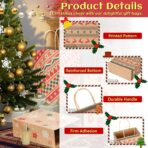 Yeplan 24Pcs Kraft Christmas Gift Bags,9"x7.3"x3.3" Christmas Wrapping Bags with Handles,Xmas Gift Bags for Holiday Party Favors and Decor Supplies - Image 5