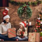 Yeplan 24Pcs Kraft Christmas Gift Bags,9"x7.3"x3.3" Christmas Wrapping Bags with Handles,Xmas Gift Bags for Holiday Party Favors and Decor Supplies - Image 6