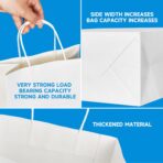 50 PCS Custom Paper Bags, Personalize Printed Kraft Paper Bags for Small Business, 8x4.5x10.8 Inch, Personalized Gift Bag with Logo, Shopping Paper bag with Handle, Goodie Bag - Image 5