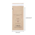 100 Self-Sealing Cleaning Pouches, Dry Heat Autoclave Kraft Paper Cleaning Bags for Dentist Tools and Nail Art Supplies (75mm x 150mm) - Image 3