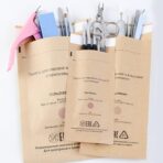 100 Self-Sealing Cleaning Pouches, Dry Heat Autoclave Kraft Paper Cleaning Bags for Dentist Tools and Nail Art Supplies (75mm x 150mm) - Image 6