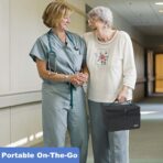 Medicine Storage Bag,Double Layers Pill Bottle Organizer Bag Empty with Lockable Zipper&Adjustable Divider,Medication Travel Carrying Bag for Pills,Vitamins,Medical Supplies - Image 8