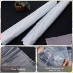 Lewtemi 6 Pack Clear Heavy Duty Plastic Drum Liners Large Thick Food Storage Bag for Vegetable Marinating Brining Lawn Outdoor Industrial Pail Liner 5.5 Mil Bucket Liner (55 Gallon) - Image 4