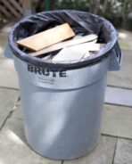 Aluf Plastics RCT-33XXX Heavy Duty 33 Gallon Trash Bags (Huge 100 Ct. /w Flap Ties) - 2 MIL equiv. Thick Gauge Large Black Plastic Garbage Liners for Kitchen, Home. Outdoor, Lawn, Yard, Contractors, Brute/Rubbermaid cans - Image 3