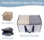 VENO 10 Pack Heavy Duty Moving Bags, Extra Large Storage Bags with Reinforced Handles & Strong Zippers, Foldable & Reusable Moving Box Alternative for Clothes & Dorm Storage - Image 6