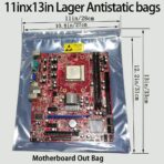 Anti Static Bags - 40pcs Assorted Sizes ESD Bags for Motherboard, Hard Drive, SSD, HDD & Electronic Devices - Image 3