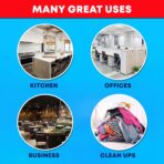 Tasker 55-60 Gallon Trash Bags Heavy Duty | Mega ValuePack 150 Bags | Large Black Garbage Bags | for Office, Commercial, Outdoor, Lawn, and Leaf - Image 3