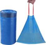 Medium Drawstring Garbage Bags, 8 Gallon, 110 Count/ 2 Rolls - Image 7