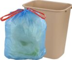 Medium Drawstring Garbage Bags, 8 Gallon, 110 Count/ 2 Rolls - Image 8