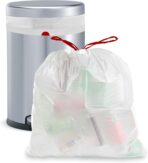 Aluf Plastics Tall Kitchen 13 Gallon Drawstring Trash Bags 0.9 MIL - (Bulk 200 Count) - 24" x 27" - Wholesale, Commercial Garbage Bags - Image 6