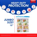 Extra Large Jumbo Size 3 Gallon Slider Storage Bags, 25 Bigger Resealable Extra Large Clear Plastic, 2 Mil Thick for Moving, Food Meal Preparation, Clothing, Toys, Shoes, Toiletries, Snacks - Image 6