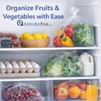 ASSUREPAK Clear Produce Roll Bags - 875 Bags -10"x15" – HDPE - 11 Microns - 0.44 mil – Grocery Use, Small Business Supply, Reusable, Kitchen Storage, Fresh Produce - Image 3