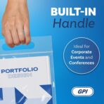 Biodegradable 9" X 12" Plastic Zip Bags With Handle For Carrying, 100 Count Heavy-Duty 3 Mil Clear Reclosable Eco-Friendly Poly Baggies, Zip Top Lock for A4 Letter Size Paper, Food Storage & Clothing - Image 4