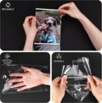 100 Count Acid-Free Clear Plastic Bags, Self Seal Crystal Bags for storaging, Photo Sleeves, Art Prints, Framing Mat, Greeting Cards, Resealable Cellophane Bags - 8" x 10" - Image 4