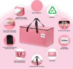 Extra Large Moving Bags with Zipper - Heavy Duty Tote for Packing Clothes, Durable Storage Bin Organizer, Multipack Set - Image 4