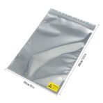 MWRF Source 100 PC Zip Lock Top Anti-Static Bags and Labels for Electronic Devices, 8x12 inches, 203x304 mm - Image 3