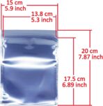 Resealable Antistatic Ziplock ESD Shielding Bags 50 Pcs (15x20 cm/6x8 inch) Anti Static for 3.5" HDD SDD Electronic Device - Image 6