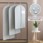 Dress Bags for Gowns Long, 65'' Long Dress Clear Garment Bag(Set of 2, 23.3'' X 65'') - Image 5