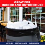 Tasker 55-60 Gallon Trash Bags Heavy Duty, (Value Pack 100 Bags w/Ties) Large Black Outdoor Trash Bags, Extra Large Trash Can Liners, 60 Gal, 55 Gal, 50 Gallon Trash Can Liner Capacity - Image 3