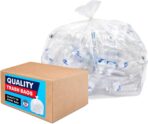 Tasker 30-33 Gallon Trash Bags Heavy Duty (Value 100/Bags w/Ties) Clear Large Plastic Recycling Garbage Bags. 30 Gal, 32 Gallon Clear Large Trash Bags - Image 7