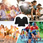 50Pcs Drawstring Backpack Bulk Cinch Bag, Drawstring Bags Polyester for Gym Sports Beach Party Trip (Black) - Image 7