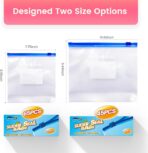WiseFresh 65 Count Sandwich Bags, Food Storage Slider Bags for Preserve Freshness & Protect Flavor(65 Count/Pack, 1 Pack) - Image 4