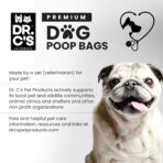 Certified 65% PCR (Post Consumer Recycled) Plastic and 35% Plant Based, ONE OF A KIND, Dog Poop Bags - 120 Bags / 8 Rolls, NO NEW PLASTICS USED, Unscented, Earth Friendly, USA Owned - Image 4