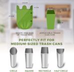 ANECO Compostable Food Waste Bags 13 Gallon, 50 Count, Extra Thick Kitchen Compost Bags With Handles, Large Compostable Bags for Tall Kitchen Bin - Image 6