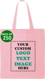 10 | 50 | 100 | 250 Pack Custom Bags, Bulk Custom Logo Bag for Business, Personalized Reusable Bags for Business - Image 5