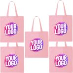 10 | 50 | 100 | 250 Pack Custom Bags, Bulk Custom Logo Bag for Business, Personalized Reusable Bags for Business - Image 8