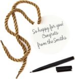 Hallmark 56" Jumbo Plastic Gift Bag (Gold Pattern) for Graduations, Weddings, Bridal Showers, Mother's Day, Birthdays, Engagement Parties, Retirements, Christmas, Hanukkah - Image 7