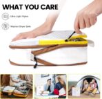 Lightweight Compression Packing Cubes for Suitcases, Compressible Expandable Travel Packing Organizer with Clear Toiletries and Backpack Bag, Travel Essentials for Carry on Luggage 7 Set - Image 5