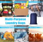 20 Pcs Laundry Bag Washable Travel Laundry Bags with Drawstring Lock Closure Large Heavy Duty for Camping Tent Blankets Dirty Clothes Yarn Fabric Storage, Multi Use - Image 7