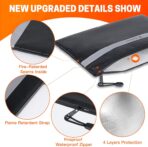 Andyer Fireproof Document Bag with Money Bag - 2 Pack 13.4" x 10" and 11" x 6" Waterproof Fireproof Money Bag for Cash, Small Fireproof Safe Pouch, Fire Proof Bag for Documents/Valuables with Zipper - Image 7