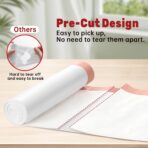 FIXSMITH 13 Gallon Trash Bags Drawstring, 20 Count Garbage Bags 13 Gallon Tall Kitchen,Heavy Duty Trash Bags for Bathroom, Outdoor, Waste Basket and Car, Unscented White Bathroom Garbage bag - Image 8