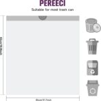 2.6-Gallon Trash Bags Heavy Duty - Heihaily Drawstring Kitchen Garbage Bags for Office/Bathroom, Leak-Proof Design, Odor Control Technology, Small Plastic Bags Clear(60 Count) - Image 3