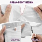 2.6-Gallon Trash Bags Heavy Duty - Heihaily Drawstring Kitchen Garbage Bags for Office/Bathroom, Leak-Proof Design, Odor Control Technology, Small Plastic Bags Clear(60 Count) - Image 4