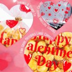 ONFAON Valentines Bags, 180pcs Valentines Goodie Bags with 200pcs Twists for Snacks Cookies Candy Packing, Cellophane Treat Bags for Classroom Parties, Kids, Coworkers - Image 5