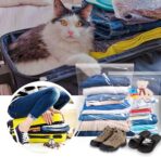 Zipper Storage Bags, Pack of 12, 5 Gallon Reclosable Food Storage Bag, Great Storage for Food, Clothing, Office Supplies & Travel Essential, 2 Mil Thick, Size 18"x 24" - Image 5