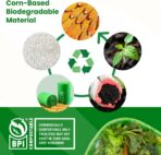 Compost Bags, Handle Tie Food Scrap Bags 3 Gallon,100 Count,Certified by BPI and ASTM D6400, Kitchen Compost Bin Compatible - Image 8