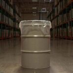 HDX 55 Gallon Clear Heavy-Duty Flap Tie Drum Liner Trash Bags (40-Count) - Image 9