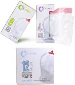 Orino 12 Gallon Customized Trash Bag Drawstring Garbage Bags Ultra Strong Odor Control Acid Resistant Codes J Compatible fit for Tall Kitchen Can 45Liter 0.85 mil 21.46"x30.71", 100 Count - Image 7