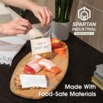 Spartan Industrial - 6" X 9" Zip Top Resealable Bags With Writable White Block (1000 Count) 2 Mil Clear Bags for Game, Toy, and Small Parts Storage - Image 5