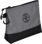 Klein Tools 55569 Stand-Up Zipper Bag Tool Pouch with Carabiners, Reinforced Gusseted Bottoms, Water Resistant 1680d, Multi-Size 5-Pack - Image 11