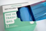 13 Gallon Recycling Trash Bags, 200 Count Drawstring Tall Kitchen Garbage Bags, Pre-Separated, Unscented, Ultra Strong, Leakproof, Sturdy, Translucent Blue - Image 3